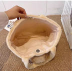 PLUSZOWA TORBA NA RAMIĘ Z KAPIBARĄ MIĘKKA PRZENOŚNA TOREBKA UROCZY PREZENT