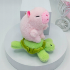 MASKOTKA BRELOK BRELOCZEK KAPIBARA PLUSZOWA JEŹDZIEC KAPIBARY 1STZ KAPIBARA