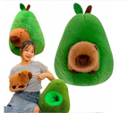 KAPIBARA W AWOKADO 2W1 PLUSZAK ZABAWKA MASKOTKA PLUSZOWA PRZYTULANKA 45CM