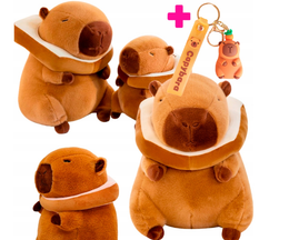 MASKOTKA PLUSZOWA KAPIBARA CAPYBARA CHLEBEK TOST PRZYTULANKA NA PREZENT