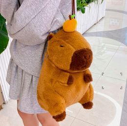 KAPIBARA PLECAK PLUSZOWY PLECACZEK CAPYBARA DO PRZEDSZKOLA SZKOŁY MASKOTKA