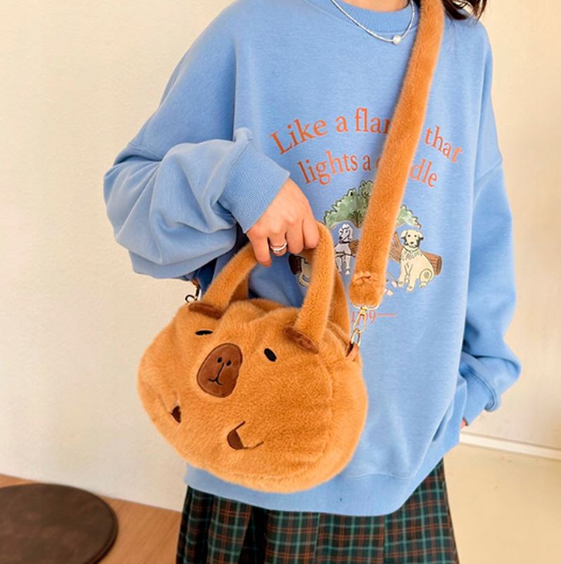 PLUSZOWA TOREBKA KAPIBARA NOWY KUFEREK KAPIBARA TORBA PREZENT DLA DZIECI