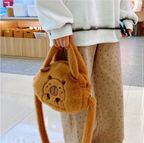 PLUSZOWA TOREBKA KAPIBARA NOWY MODEL KUFEREK KAPIBARA TORBA KAPIBARA 25CM