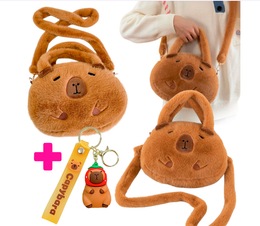 PLUSZOWA TOREBKA KAPIBARA NOWY KUFEREK + BRELOK KAPIBARA JAKO PREZENT TORBA
