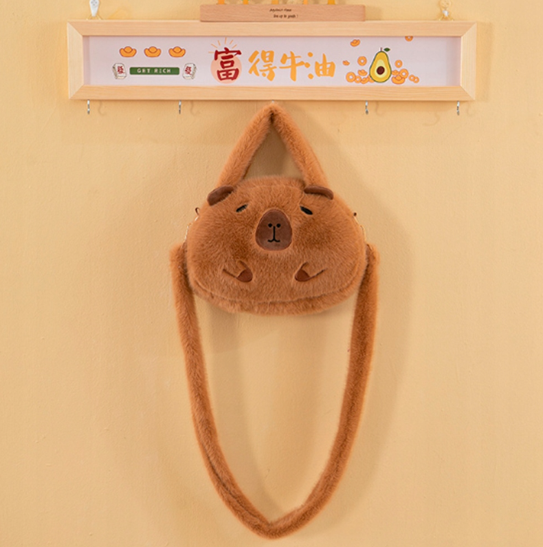 PLUSZOWA TOREBKA KAPIBARA NOWY KUFEREK + BRELOK KAPIBARA JAKO PREZENT TORBA