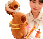 KAPIBARA ZABAWKA PSZCZÓŁKA MIĘKKA PODUSZKA PREZENT PLECAK DZIECI 45см