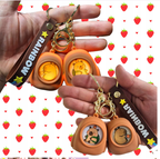 BRELOCZEK ŚWIECĄCY PLECAK GUMOWY MASKOTKA BRELOCZEK KAPIBARA 5 CM BRELOK