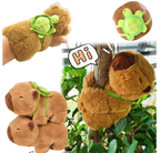 BRANSOLETKA KAPIBARA ŻÓŁW ZWIERZĘTA ZABAWKI PLUSZOWY ŁADNY PLECAK NAKRĘCANY