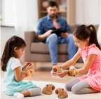 BRANSOLETKA KAPIBARA ŻÓŁW ZWIERZĘTA ZABAWKI PLUSZOWY ŁADNY PLECAK NAKRĘCANY