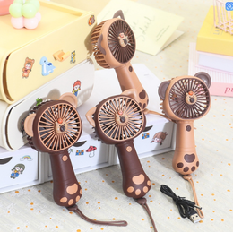 RĘCZNY PRZENOŚNY WENTYLATOR DZIECKO KAPIBARA SŁODKI WIATR ZWIERZĘ RADOŚĆ