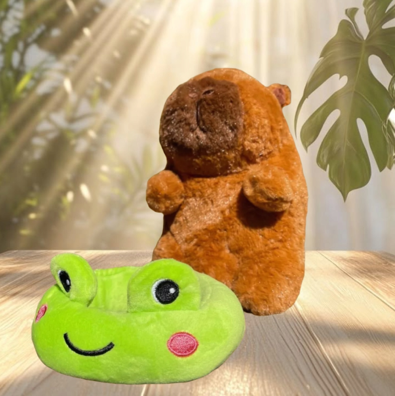 KAPIBARA ZABAWKA ŻABA ZWIERZĘ DZIECI BAWIĄ SIĘ PRZYJACIELE MIĘKKA PREZENT