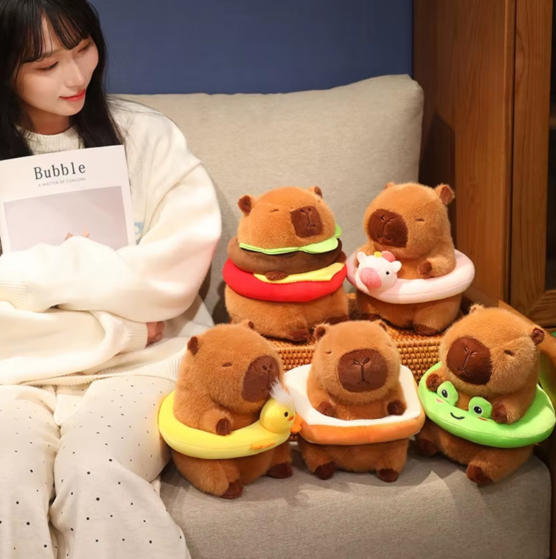 KAPIBARA ZABAWKA PISKLĘ ZWIERZĘ DZIECI BAWIĄ SIĘ PRZYJACIELE MIĘKKA PREZENT