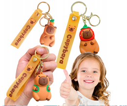 PLECAK PLUSZOWY PLECACZEK CAPYBARA + BRELOK KAPIBARA DO WYBORU NA PREZENT