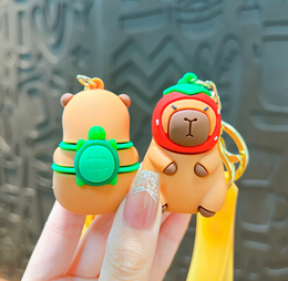 BRELOK Z KAPIBARĄ KAPIBARA CAPYBARA MASKOTKA BRELOCZEK FIGURKA DO PLECAKA
