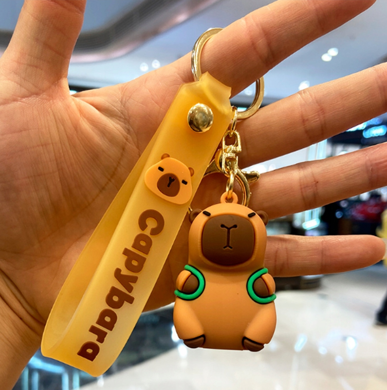 PLECAK PLUSZOWY PLECACZEK CAPYBARA + BRELOK KAPIBARA DO WYBORU NA PREZENT