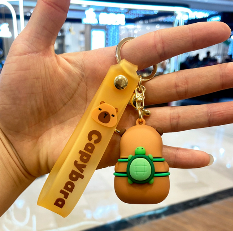 PLECAK PLUSZOWY PLECACZEK CAPYBARA + BRELOK KAPIBARA DO WYBORU NA PREZENT