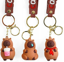 TOREBKA KAPIBARA NA RAMIĘ PLUSZOWA PRZENOŚNA TOREBKA + BRELOK NA PREZENT