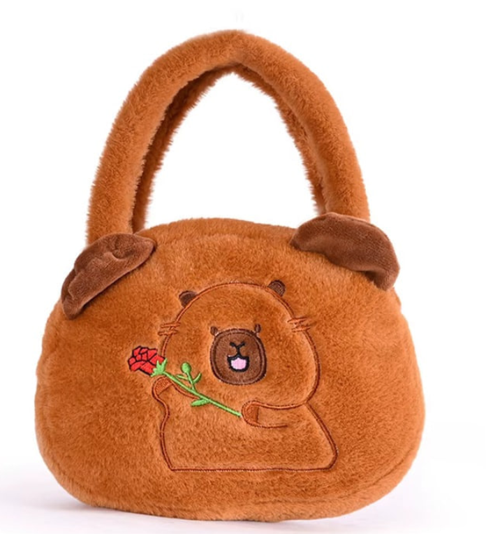 PLUSZOWA TOREBKA KAPIBARA NOWY KUFEREK + BRELOK KAPIBARA JAKO PREZENT TORBA