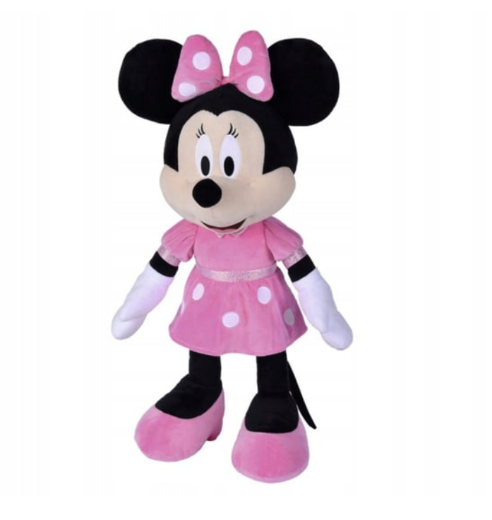 MINNIE MOUSE DUŻY MASKOTKA MYSZKA MINNIE MICKY 75CM PLUSZOWA PRZYTULANKA