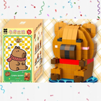 KLOCKI CAPYBARA ZESTAW KLOCKÓW KLOCKI KAPIBARA Z ŻÓŁWIEM DO ZBUDOWANIA 1SZT