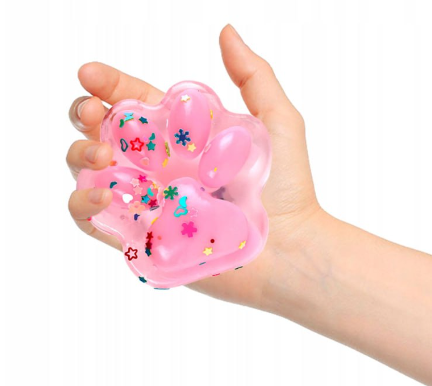 GNIOTEK ANTYSTRESOWY KOCIA ŁAPKA XXL ZABAWKA EDUKACYJNA SQUISHY