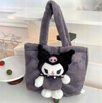 TOREBKA KUROMI 35 cm DUŻA MY MELODY PLUSZOWA NA RAMIĘ ANIME+BRELOK GRATIS PREZENT