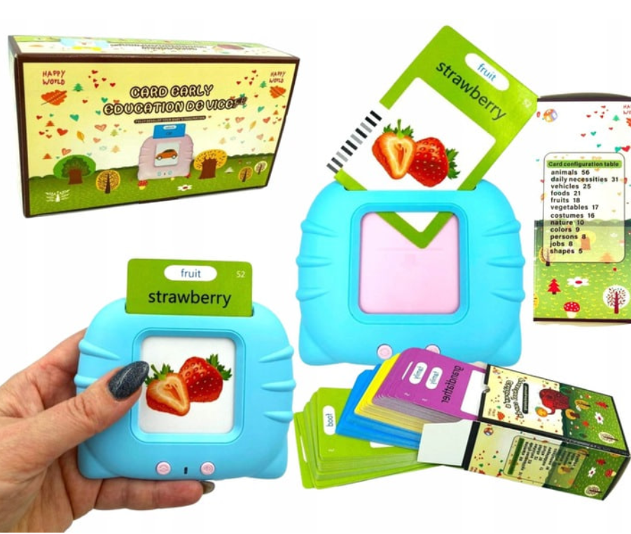 CZYTNIK KART POLSKI ANGIELSKI DO NAUKI SŁÓWEK 448 SŁÓW III TRYBY JĘZYKÓW PL