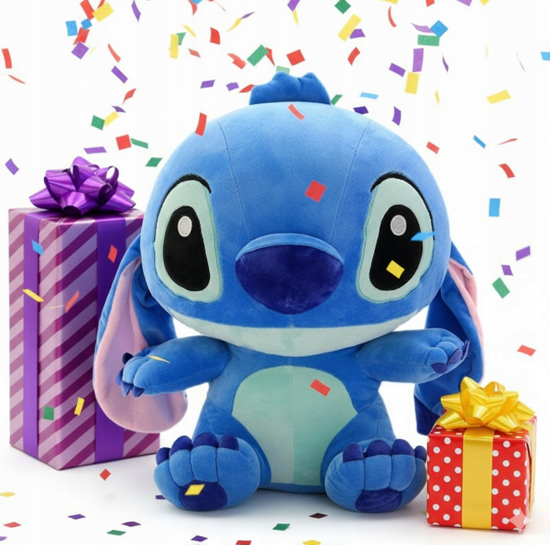 LILO I STICH MASKOTKA 60cm PLUSZOWA STITCH MIŚ PLUSZAK PRZYTULANKA ZABAWKA DUŻA