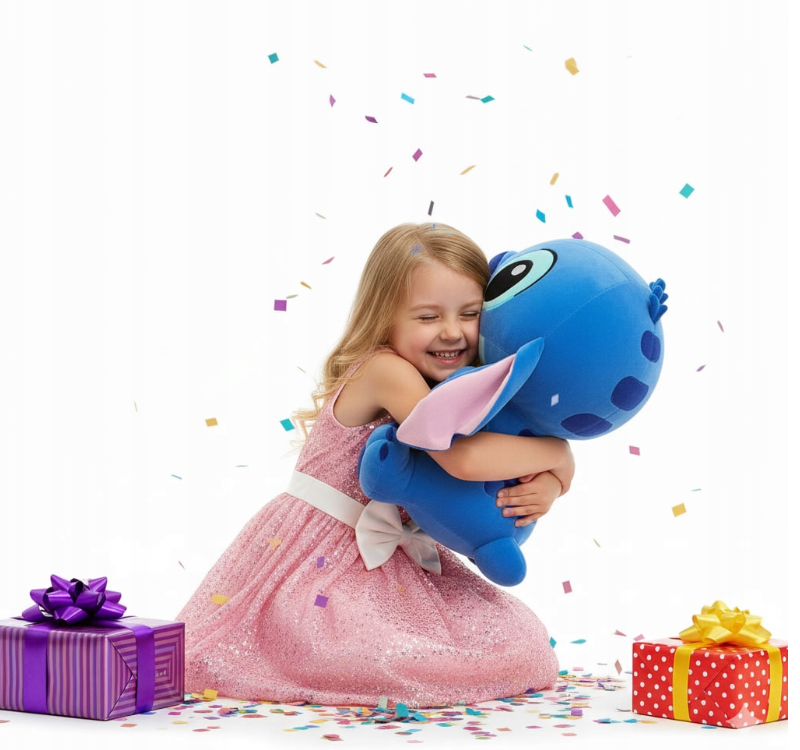 LILO I STICH MASKOTKA 60cm PLUSZOWA STITCH MIŚ PLUSZAK PRZYTULANKA ZABAWKA DUŻA