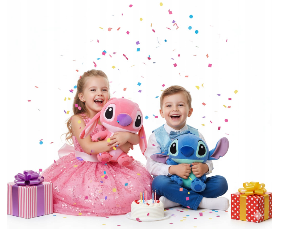 LILO I STITCH ZESTAW 2X STITCH ANGEL PRZYTULANKA 25 cm PLUSZAK MIŚ NA PREZENT