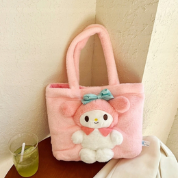 TOREBKA 35cm MY MELODY DUŻA PLUSZOWA NA RAMIĘ + BRELOK GRATIS IDEALNA NA PREZENT