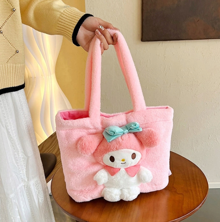 TOREBKA 35cm MY MELODY DUŻA PLUSZOWA NA RAMIĘ + BRELOK GRATIS IDEALNA NA PREZENT