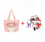 TOREBKA 35cm MY MELODY DUŻA PLUSZOWA NA RAMIĘ + BRELOK GRATIS IDEALNA NA PREZENT