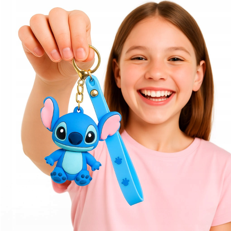 TOREBKA LILO I STITCH DUŻA PLUSZOWA NA RAMIĘ + BRELOK GRATIS NA PREZENT