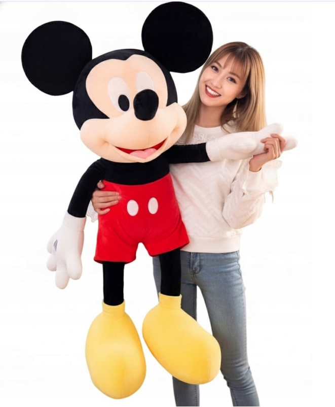 MICKY MOUSE DUŻY MASKOTKA MYSZKA MIKI MICKEY 95CM PLUSZOWA PRZYTULANKA