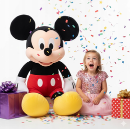 MICKY MOUSE DUŻY MASKOTKA MYSZKA MIKI MICKEY 95CM PLUSZOWA PRZYTULANKA