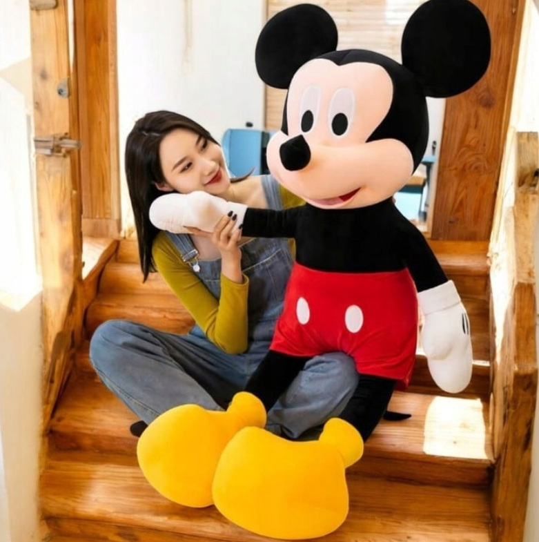 MICKY MOUSE DUŻY MASKOTKA MYSZKA MIKI MICKEY 95CM PLUSZOWA PRZYTULANKA