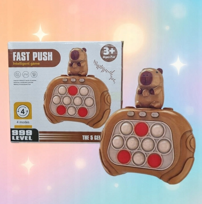 POP IT GRA KAPIBARA ELEKTRONICZNE ZRECZNOŚCIOWA ELEKTRYCZNY ANTYSTRESOWA