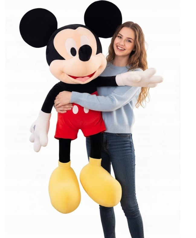 MICKY MOUSE DUŻY MASKOTKA MYSZKA MIKI MICKEY 120CM PLUSZOWA PRZYTULANKA