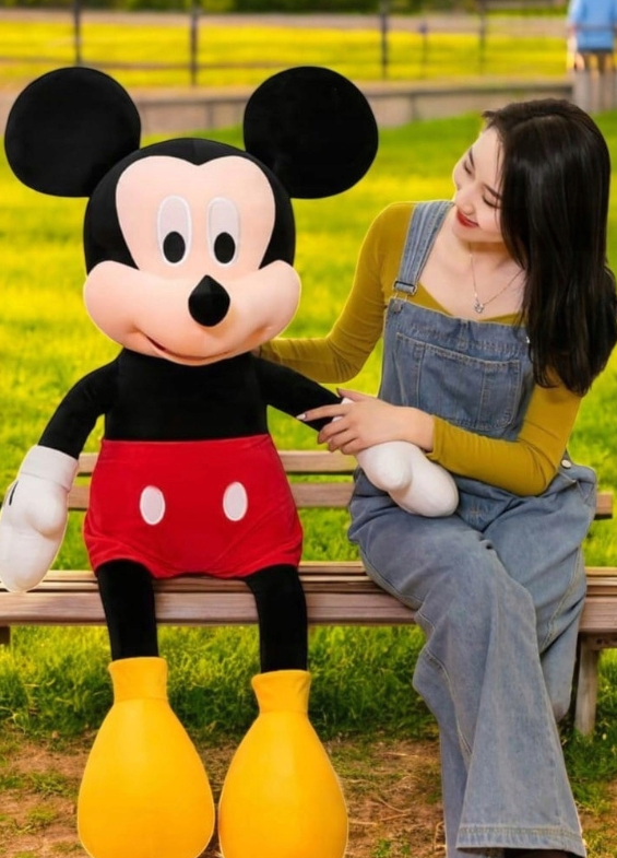 MICKY MOUSE DUŻY MASKOTKA MYSZKA MIKI MICKEY 120CM PLUSZOWA PRZYTULANKA