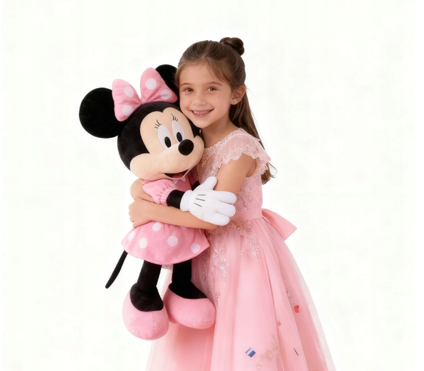 MINNIE MOUSE DUŻY MASKOTKA MYSZKA MINNIE MICKY 45CM PLUSZOWA PRZYTULANKA