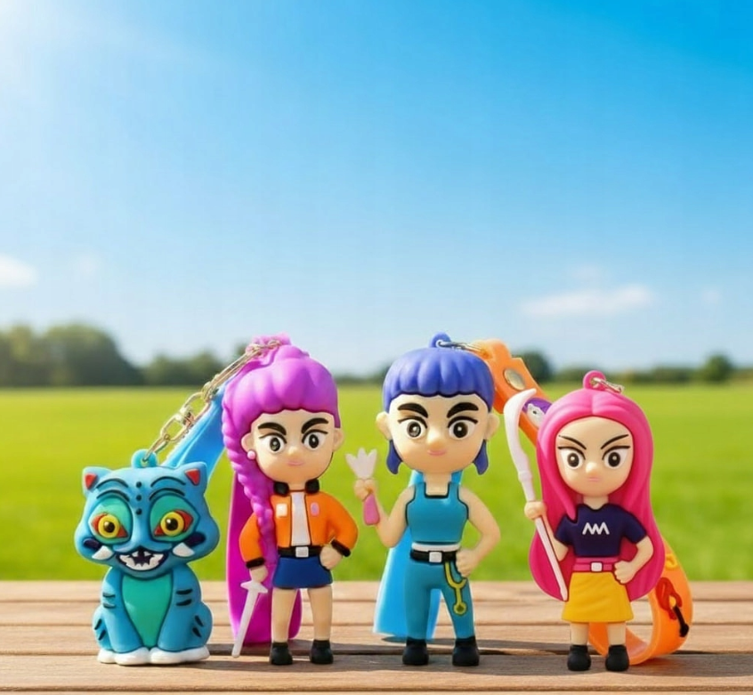 ŁOWCZYNIE DEMONÓW BRELOK BRELOCZKI KOT MIRA RUMI ZOEY ZABAWKA NA PREZENT