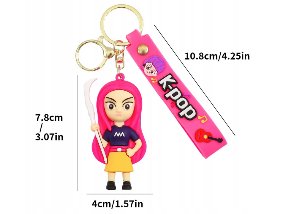 ŁOWCZYNIE DEMONÓW BRELOK BRELOCZKI KOT MIRA RUMI ZOEY ZABAWKA NA PREZENT