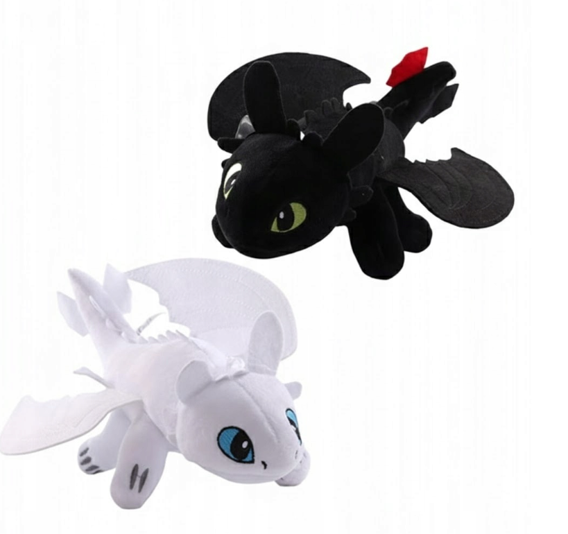 SZCZERBATEK + FURIA MASKOTKA JAK WYTRESOWAĆ SMOKA PLUSZAK 2 SZT NA PREZENT