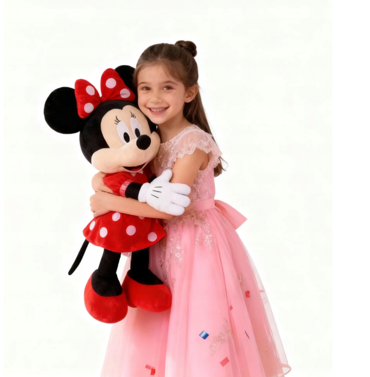 MINNIE MOUSE DUŻY MASKOTKA MYSZKA MINNIE MICKY 45CM PLUSZOWA PRZYTULANKA