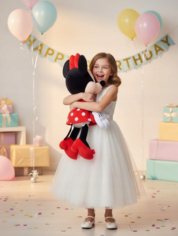 MINNIE MOUSE DUŻY MASKOTKA MYSZKA MINNIE MICKY 45CM PLUSZOWA PRZYTULANKA