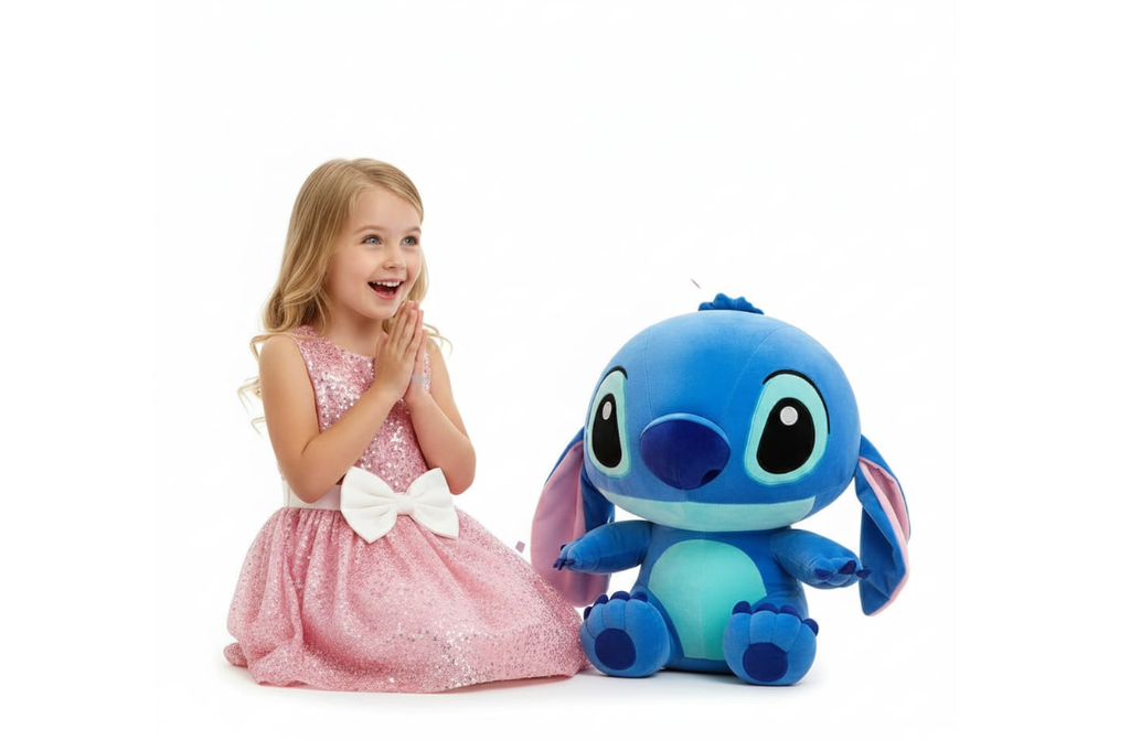 LILO I STICH MASKOTKA PLUSZOWY STITCH 45 сm MIŚ PLUSZAK PRZYTULANKA ZABAWKA DUŻA