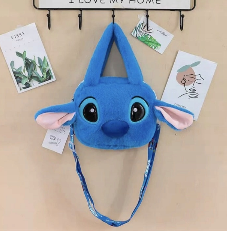 STITCH LILO I STITCH TOREBKA NA RAMIĘ PLUSZOWA DLA DZIECI PLUSZAK MASKOTKA