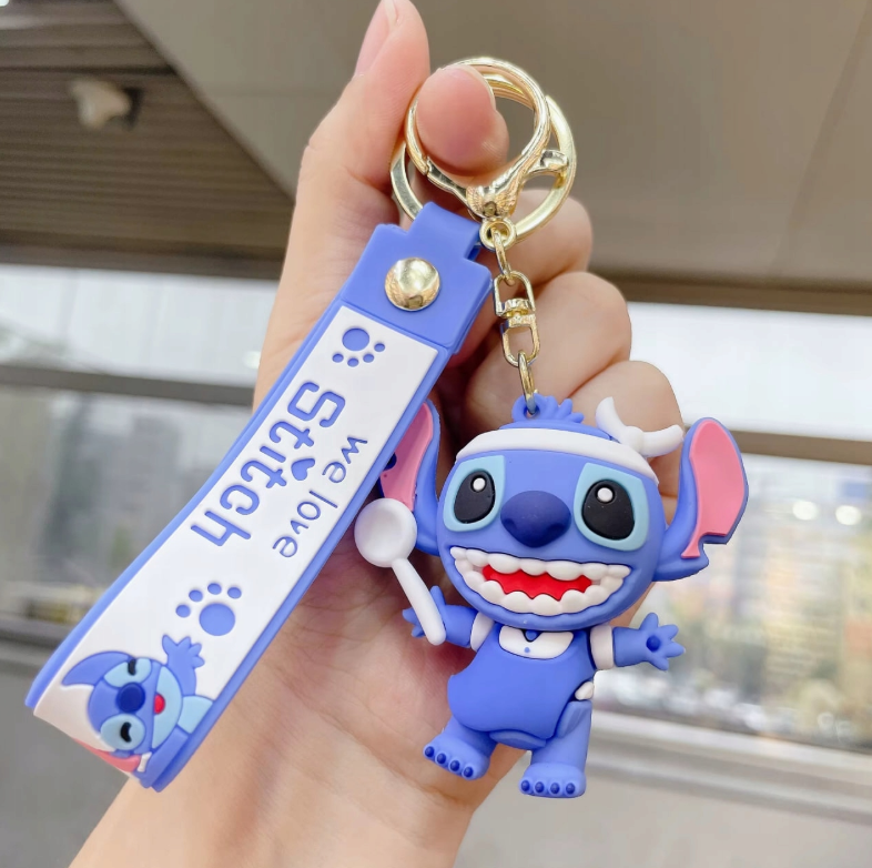 BRELOCZEK BRELOK LILO I STITCH DO KLUCZY FIGURKA DO PLECAKA NA PRESENT