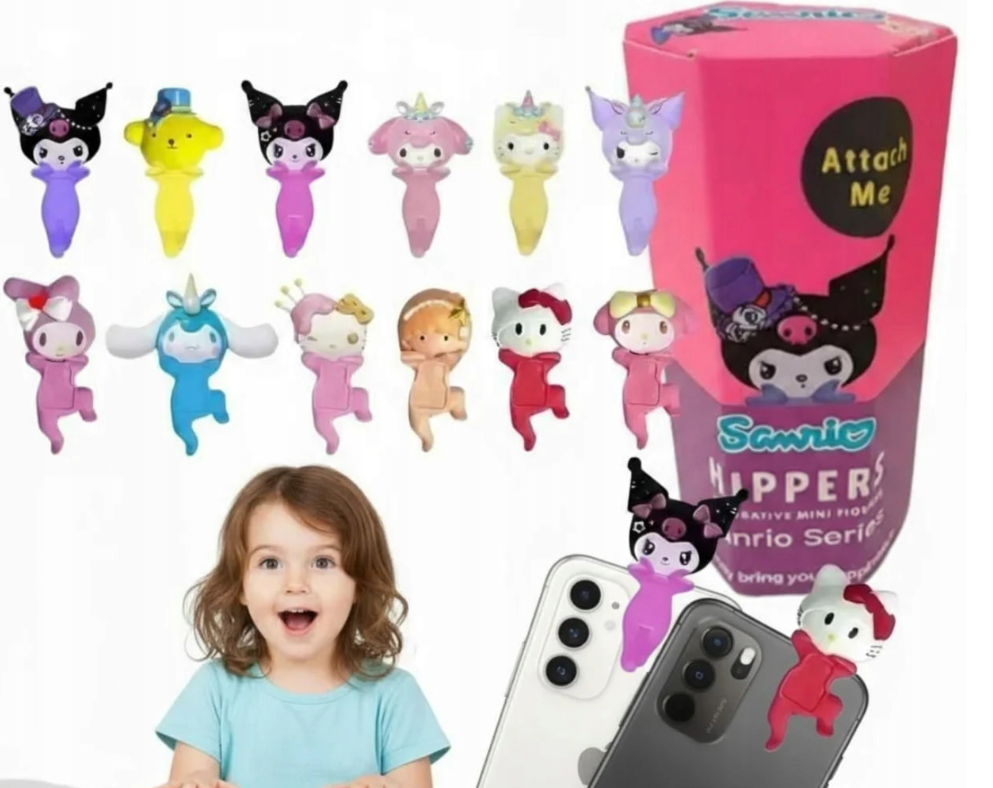 LALECZKA KUROMI SONNY ANGEL OZDOBA NA TELEFON MINI LALECZKA HIPPERS PREZENT